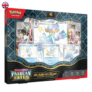 Pokémon Paldean Fates Quaquaval ex Premium Collection EN