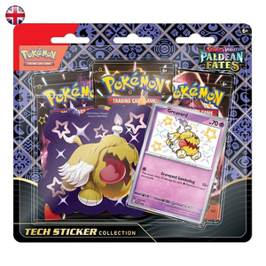 Pokémon Paldean Fates Tech Sticker Collection Blister Greavard EN