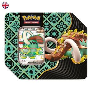 Pokémon Paldean Fates Great Tusk ex Tin Box EN