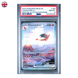 Pokémon PSA 8 Charizard ex #199 EN