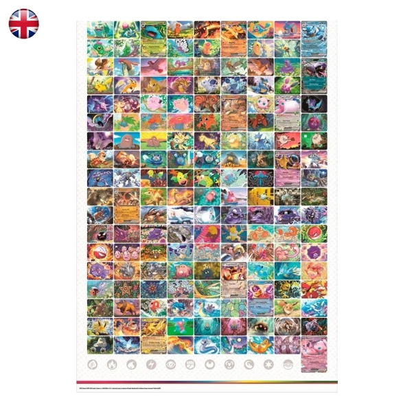 Pokémon 151 Poster Collection SV03.5 EN