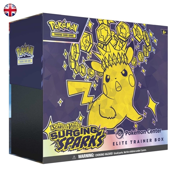 Pokémon Surging Sparks SV08 Elite Trainer Box Pokémon Center EN