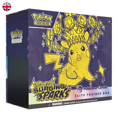 Pokémon Surging Sparks SV08 Elite Trainer Box Pokémon Center EN