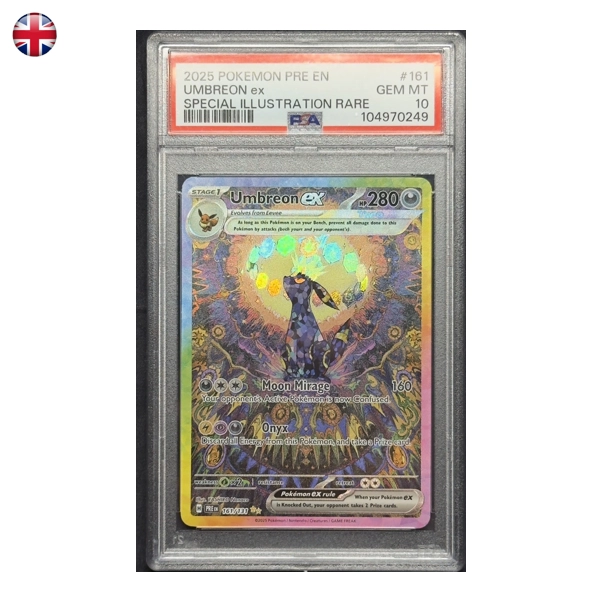 Pokémon PSA 10 Prismatic Evolution Umbreon ex #161/131 EN
