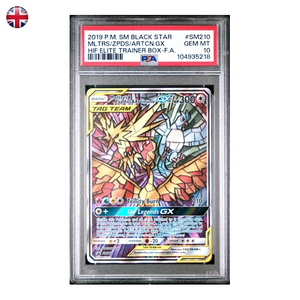 Pokémon PSA 10 Moltres & Zapdos & Articuno GX #SM210 EN