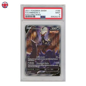 Pokémon PSA 9 Evolving Skies Umbreon V #189/203 EN