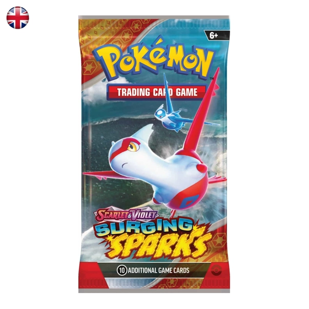 surging sparks booster box half Pokemon Tcg Surging Sparks (18 Packs) - Half Booster Box