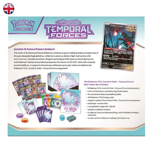Pokémon Temporal Forces SV5 Walking Wake Elite Trainer Box EN