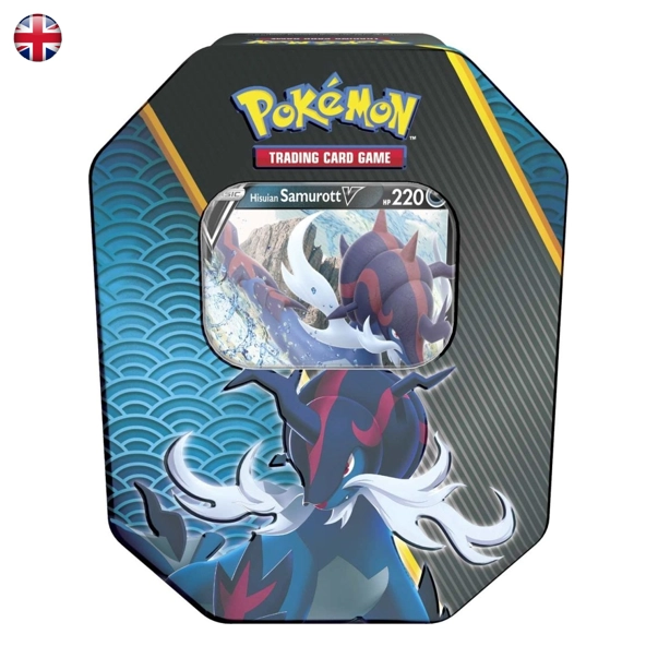 Pokémon Hisuian Samurott V Divergent Powers Collector's Tin Box 2022 EN