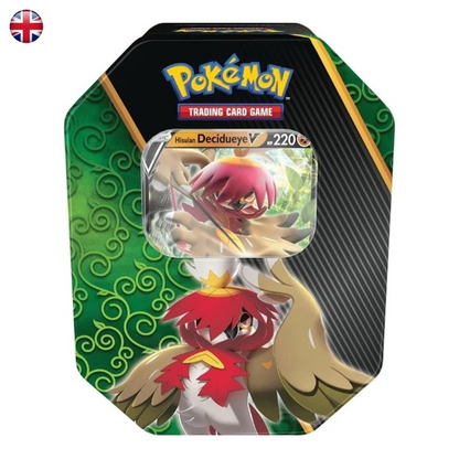 Pokémon Hisuian Decidueye V Divergent Powers Collector's Tin Box 2022 EN