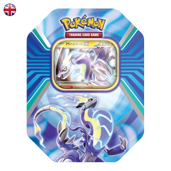 Pokémon Paldea Legends Miraidon ex Tin EN