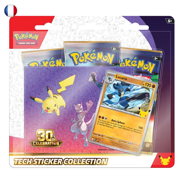 Pokémon 30th Celebration ME5.5 Lucario Tech Sticker Collection FR