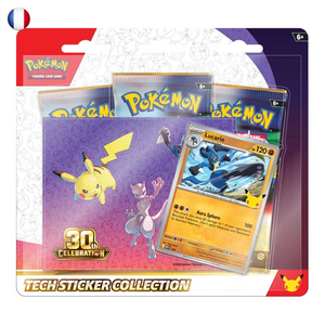 Pokémon 30th Celebration ME5.5 Lucario Tech Sticker Collection FR