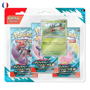 Pokémon Aventures Ensemble SV09 Yanmega Black Star Promo 3-Pack Blister FR