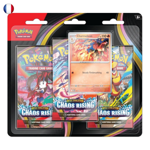 Pokémon Chaos Rising ME04 Charmeleon 3 Pack Blister FR