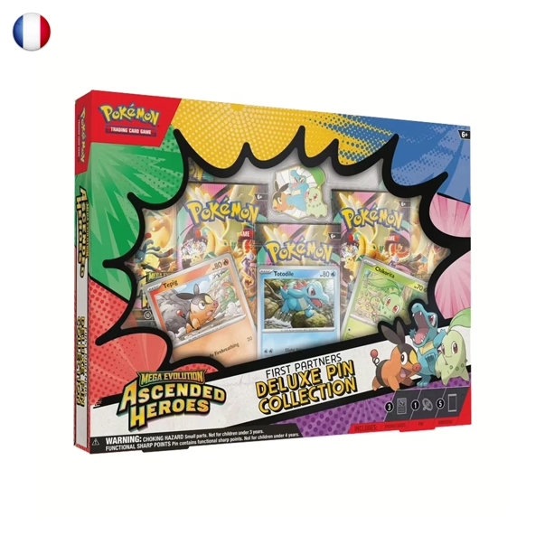 Pokémon Ascended Heroes ME2.5 First Partners Deluxe Pin Collection FR