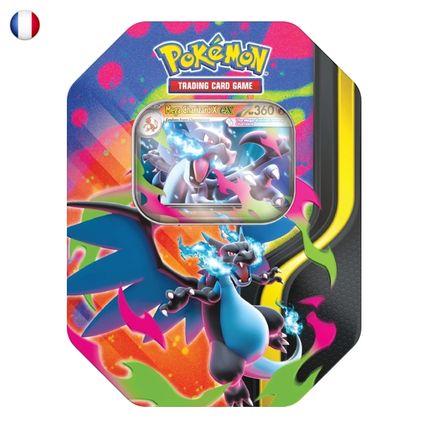 Pokémon 2026 Spring Mega Charizard X ex Tin FR