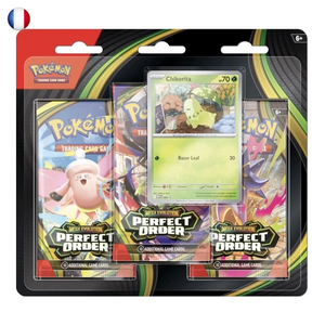 Pokémon Perfect Order ME03 Chikorita 3 Pack Blister FR