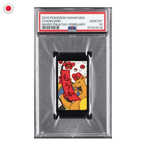 Pokémon Hanafuda PSA 10 Charizard  - Mario Pikachu - February