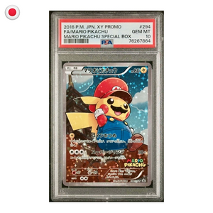 Pokémon PSA 10 Mario Pikachu V2 #294 JP