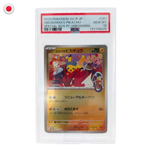 Pokémon PSA 10 Scarlet & Violet Promo Hiroshima's Pikachu #261/SV-P JP