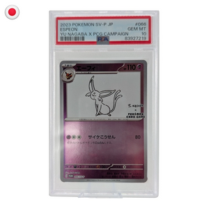Pokémon PSA 10 Scarlet & Violet Promo Espeon (Yu Nagaba) #066/SV-P JP