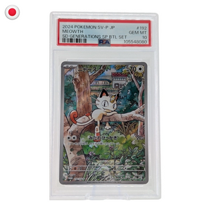 Pokémon PSA 10 Scarlet & Violet Promo Meowth #192/SV-P JP
