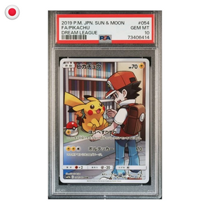 Pokémon PSA 10 Dream League Pikachu #054/049 JP