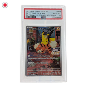 Pokémon PSA 10 Scarlet & Violet Promo Detective Pikachu #098/SV-P JP