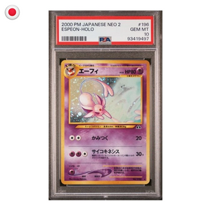 Pokémon PSA 10 Neo Discovery/Crossing the Ruins Espeon #196 JP