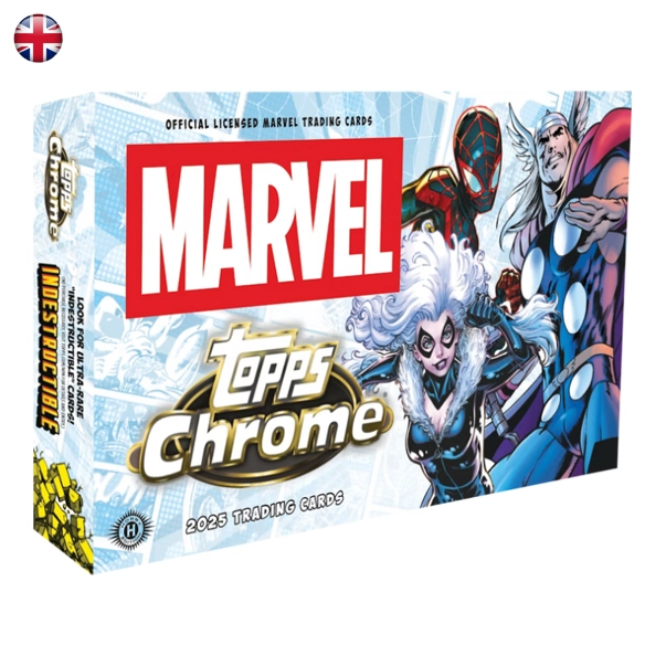 Topps 2025 Chrome Marvel Comics Booster Box EN