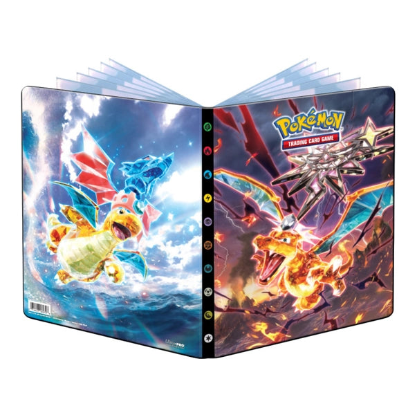 Ultra Pro 9 Pocket Binder Obsidian Flames