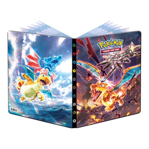 Ultra Pro 9 Pocket Binder Obsidian Flames