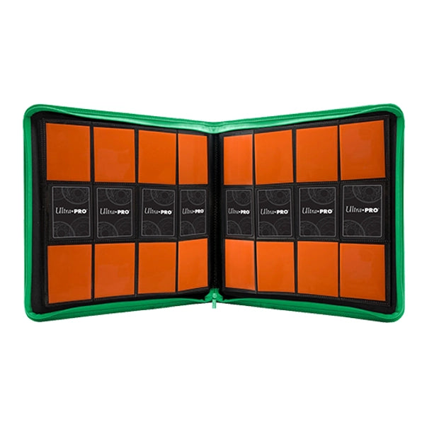 Ultra Pro Binder Zippered 12 Pocket Grün