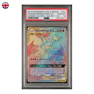 Pokémon PSA 10 Charizard & Braixen #251/236 EN