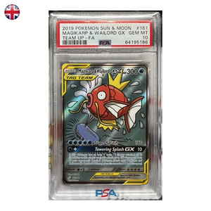 Pokémon PSA 10 Magikarp & Wailord GX #161/181 EN