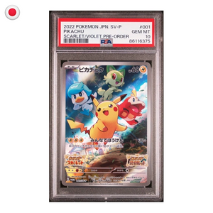 Pokémon PSA 10 Pikachu #001/SV-P JP